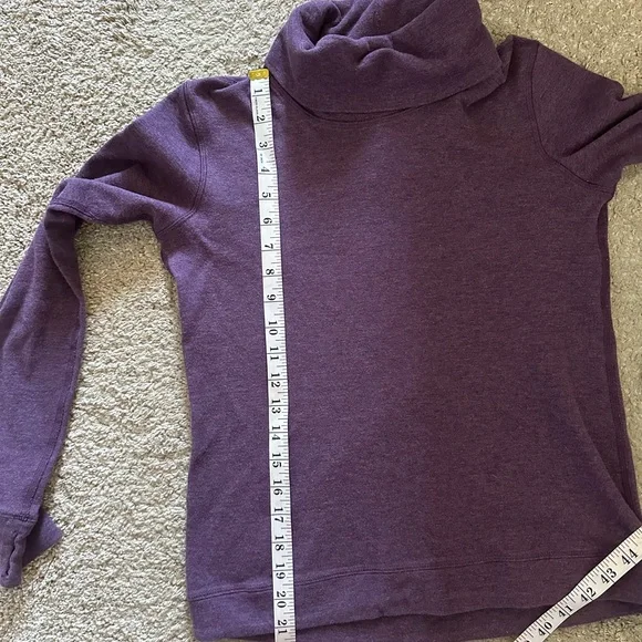 Lululemon Athletica Purple Double Up Reversible Turtleneck Sweatshirt - Picture 8 of 8